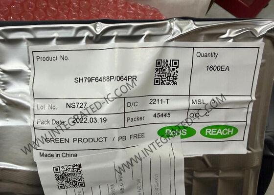 Vi điều khiển SH79F6488P/064PR MCU Vi điều khiển 8051 nâng cao MCU 8-Bit LQFP-64