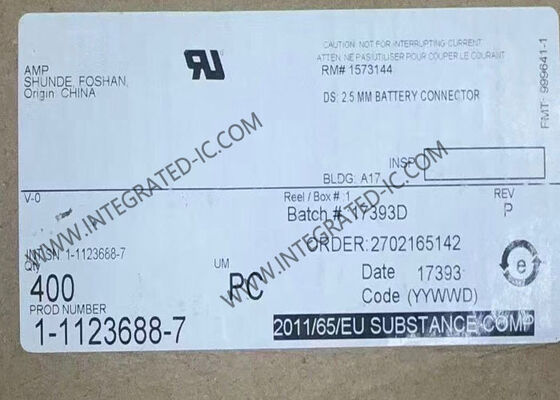 Đầu nối 1-1123688-7 Đầu nối giắc cắm DC Đầu nối nguồn loại lưỡi 10POS