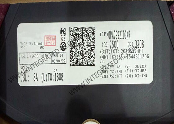 IC Chip Kép 40V 10.6MHz Op-Amp Độ ồn thấp OPA2992IDGKR