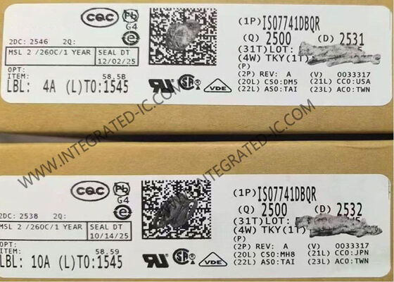 ISO7741DBQR High-Speed 100Mbps Digital Isolator với 3000Vrms Isolation và Robust EMC Quad Channel IC Chip