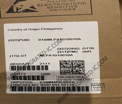 Transitor MOSFET kênh N PSMN4R0-60YS 60V 74A 130W cho các ứng dụng viễn thông và công nghiệp