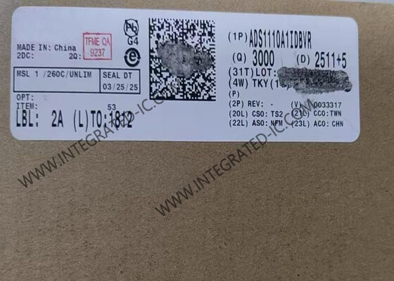 Bộ chuyển đổi tương tự sang kỹ thuật số 16 bit ADS1110A1IDBVR với giao diện I2C và điện áp cung cấp 2,7V đến 5,5V