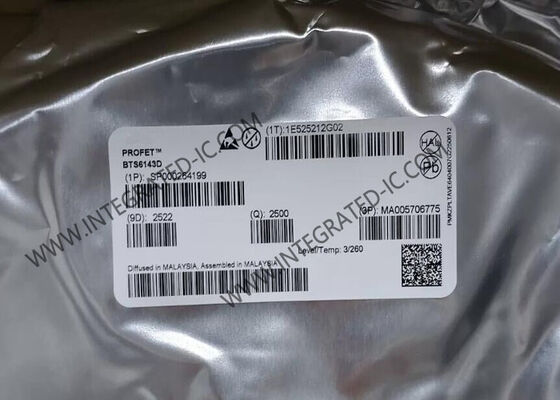 Công tắc nguồn phía cao của chip mạch tích hợp BTS6143D với dây 8mOhm bật và dải điện áp 5,5V đến 38V cho các ứng dụng ô tô