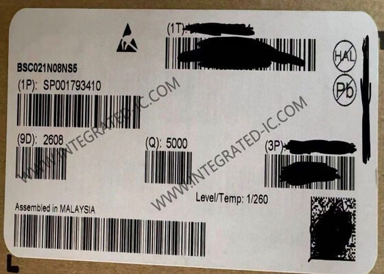 BSC021N08NS5 80V N-Channel OptiMOS TM Power MOSFET Transistor với dòng chảy liên tục 226A trong gói SuperSO8