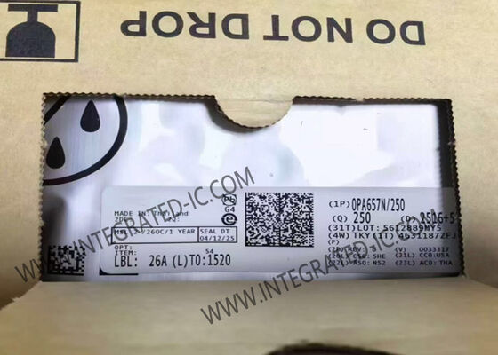OPA657N/250 Bộ khuếch đại hoạt động đầu vào FET có độ ồn thấp 1.6GHz với tốc độ xoay 700V/µs
