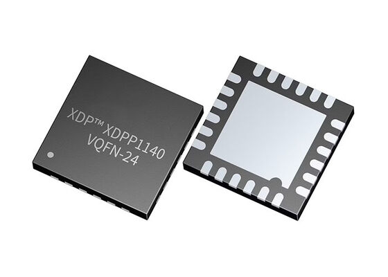 Bộ điều khiển kỹ thuật số chip mạch tích hợp XDPP1140-100B để chuyển đổi DC-DC với điện áp đầu vào 3,3 V, tần số 2 MHz và 6 đầu raPWM