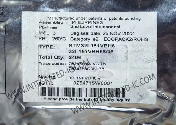 STM32L151VBH6 MCU vi điều khiển 32 bit ARM Cortex-M3 cực thấp năng lượng với bộ nhớ flash 128KB