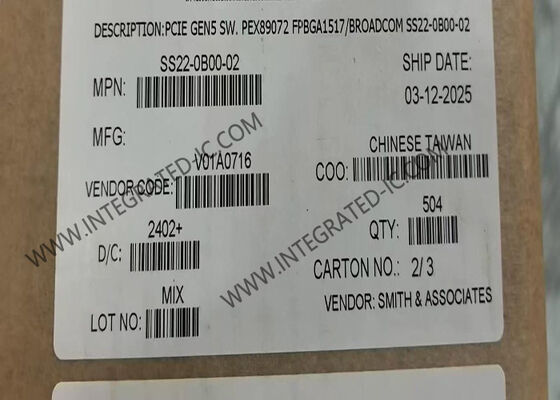 SS22-0B00-02 Chip mạch tích hợp PCI Express Switch với hỗ trợ PCIe 5.0 72 làn