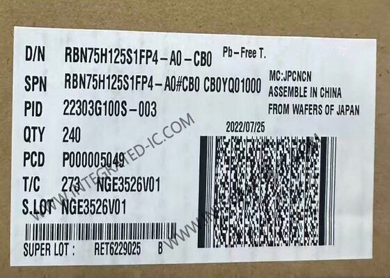RBN75H125S1FP4-A0 1250V 75A IGBT Transistor Integrated Circuit Chip cho các ứng dụng chuyển mạch điện