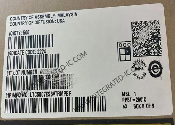 LTC5507ES6 RF Power Detector Integrated Circuit Chip với tần số từ 100kHz đến 1GHz và dòng điện hoạt động thấp 550μA
