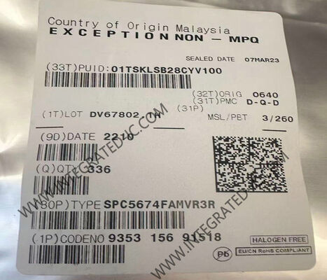 SPC5674FAMVR3R 32 bit 264MHz Qorivva Microcontroller MCU cho Quản lý động cơ ô tô