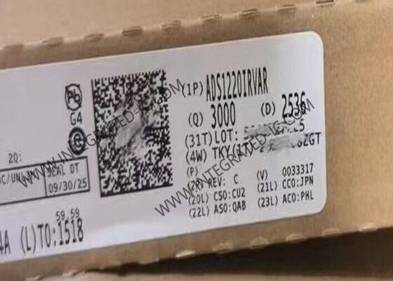 ADS1220IRVAR Chip mạch tích hợp 24-Bit 2-kSPS ADC 4 kênh năng lượng thấp Delta-Sigma