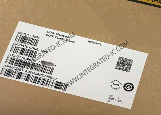 AD8605ARTZ Bộ khuếch đại thuật toán CMOS nhiễu thấp, đầu vào và đầu ra từ rail đến rail, băng thông khuếch đại 10 MHz