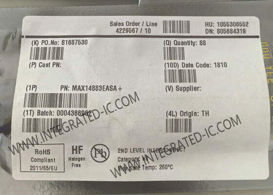 Chip mạch tích hợp MAX14883EASA 1Mbps 130mV CAN Transceiver IC SOIC8