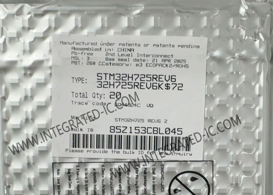 Chip mạch tích hợp STM32H725REV6 STM32H725 Chip MCU lõi 32 bit RISC
