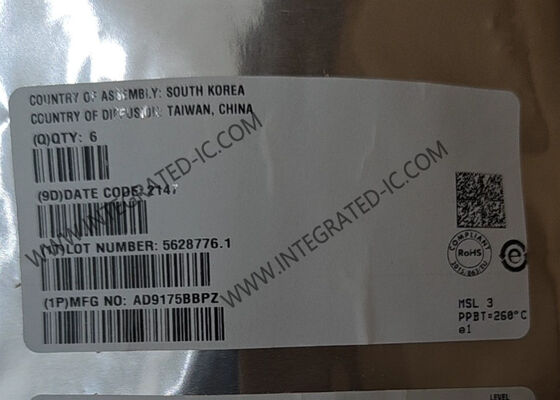 Chip mạch tích hợp AD9175BBPZ 12.6GSPS RF Digital To Analog Converters BGA-144
