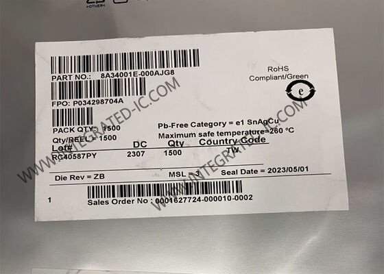 Chip mạch tích hợp 8A34001E-000AJG8 Tám kênh hệ thống đồng bộ cho IEEE 1588