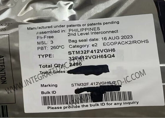 Bộ vi điều khiển Bộ vi điều khiển nhúng lõi đơn MCU STM32F412VGH6