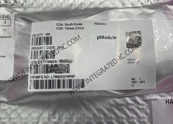Chip mạch tích hợp LTM8063IY 2A Mô-đun PoL không cô lập FBGA28 Mô-đun