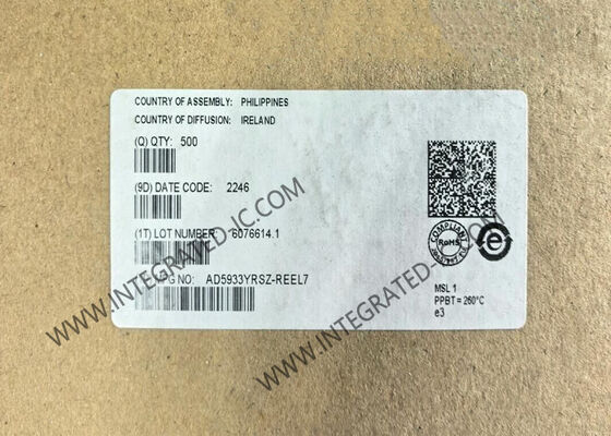 Chip mạch tích hợp AD5933YRSZ Chuyển đổi SSOP-16 Chuyển đổi trở kháng 12 bit