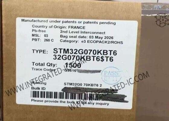 STM32G070KBT6 Bộ vi điều khiển 32-bit lõi đơn 64MHz 64KB IC 32-LQFP