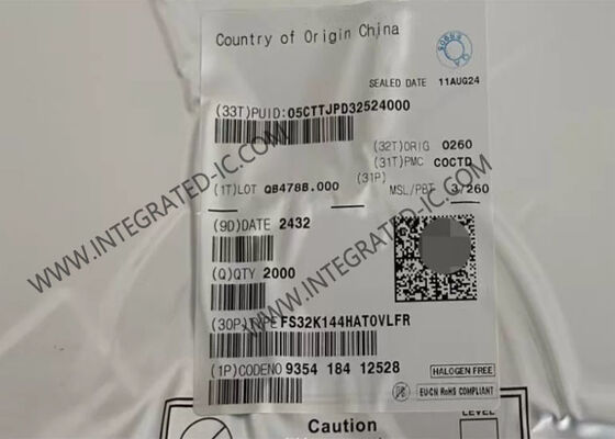Máy vi điều khiển MCU FS32K144HAT0VLF 32 bit 80MHz ARM Cortex-M4F Máy vi điều khiển IC 48-LQFP