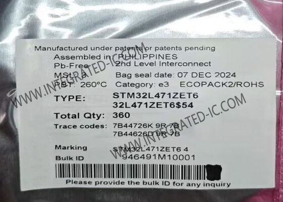 STM32L471ZET6 Microcontroller MCU 80MHz 32-Bit ARM Cortex-M4 LQFP-144 cực thấp