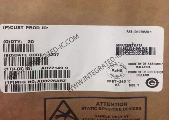 AD8226ARZ Chiếc chip IC khuếch đại thiết bị với đầu ra đường sắt đến đường sắt trong gói SOIC-8