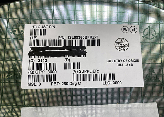 Chip mạch tích hợp ISL99360BFRZ Quản lý nguồn Trình điều khiển nửa cầu đầy đủ