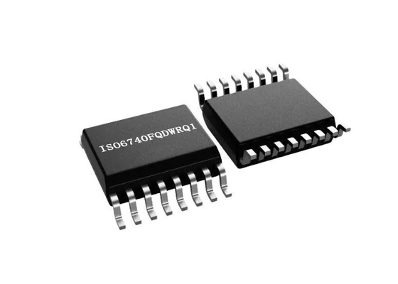 ISO6740FQDWRQ1 Bộ cách ly kỹ thuật số ô tô bốn kênh được tăng cường cho mục đích chung với EMC mạnh mẽ