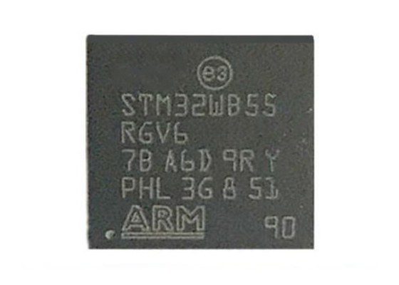 Bộ vi điều khiển 6dBm MCU STM32WB55RGV6 68VFQFN MCU không dây đa giao thức lõi kép