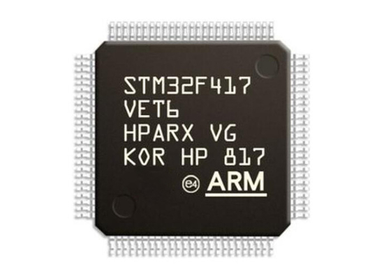 Bộ vi điều khiển lõi đơn STM32F417VET6 MCU 100LQFP ARM Cortex-M4 512KB Flash