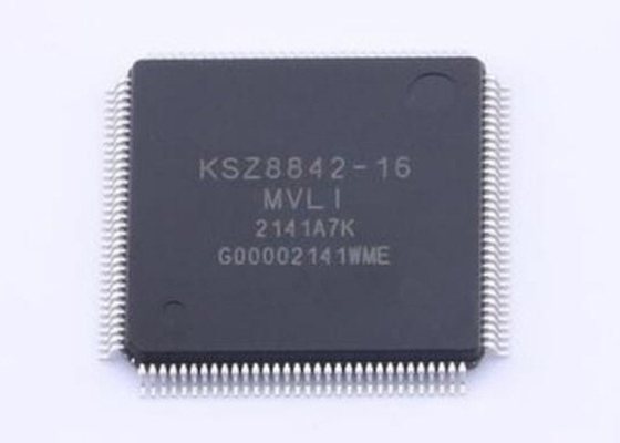 Chip mạch tích hợp KSZ8842-16MVLI Hai cổng Ethernet Switch IC LQFP128