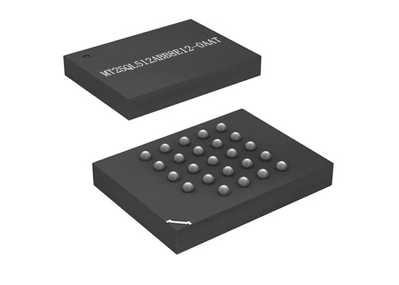 Chip IC MT25QL512ABB8E12-0AAT NOR Bộ nhớ IC Gắn bề mặt Gói 24-TBGA