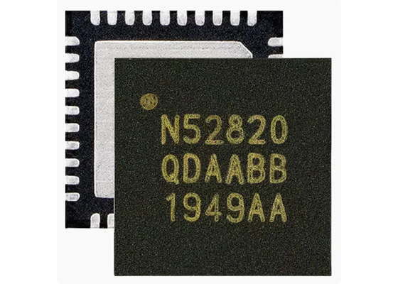 Giá treo bề mặt IC thu phát RF 2.4GHz 40-VFQFN BT NRF52820-QDAA-R7