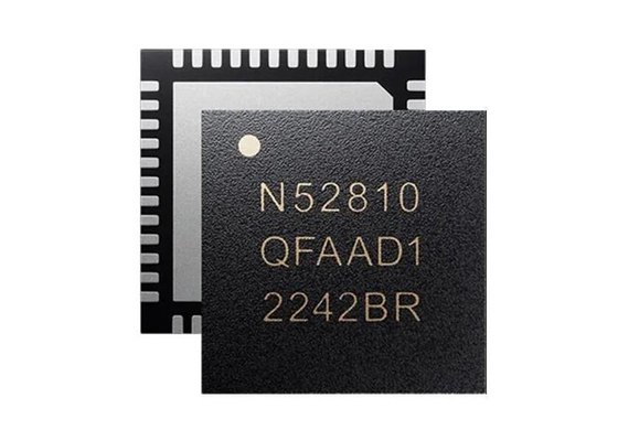 Bộ thu phát 2,4 GHz NRF52810-QFAA-E-R 48-VFQFN Hệ thống RF Qn A Chip