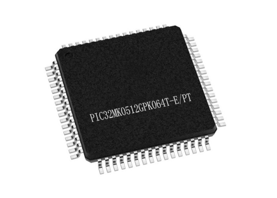 Bộ vi điều khiển lõi đơn 32bit PIC32MK0512GPK064T-E/PT 64-TQFP MCU 120MHz