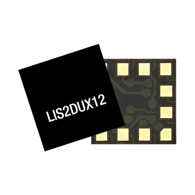 Bộ cảm biến IC LIS2DUX12TR Ultralow Power 3-Axis Smart Accelerometer Motion Sensors 12-LGA