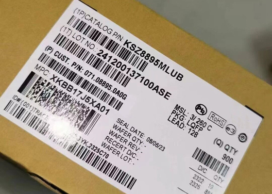 Ethernet IC KSZ8895MLUB tích hợp 5 cổng chuyển mạch Ethernet ô tô LQFP-128