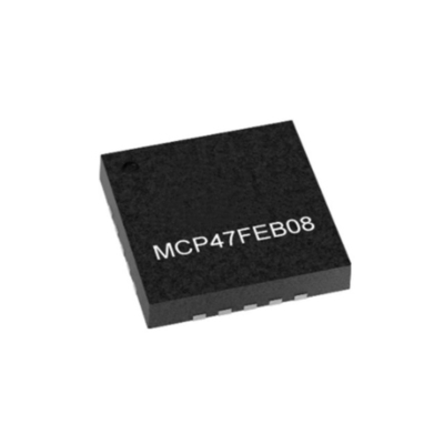 Chip mạch tích hợp MCP47FEB08-E/MQ 8-Bit Digital To Analog Converters QFN-20