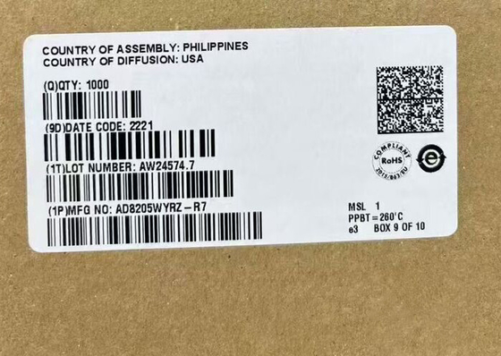 AD8205WYRZ Chip mạch tích hợp nguồn duy nhất 42 V hệ thống tăng cường khác biệt