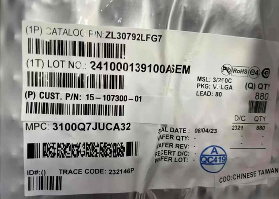 ZL30792LF Ethernet IC IEEE 1588 Và đồng bộ Ethernet Packet Clock Network Synchronizer