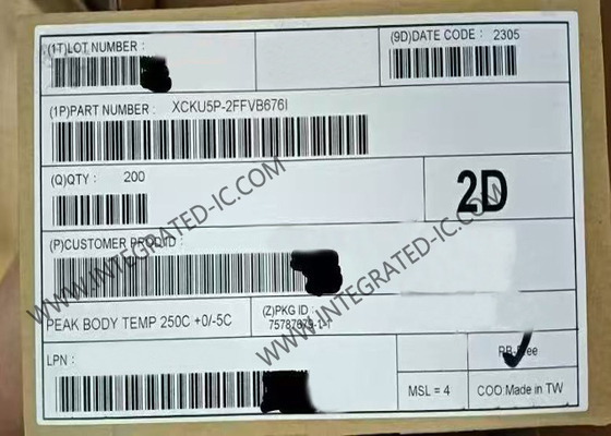Mảng cổng có thể lập trình trường XCKU5P-2FFVB676I FPGA Programmable Logic IC FBGA-676
