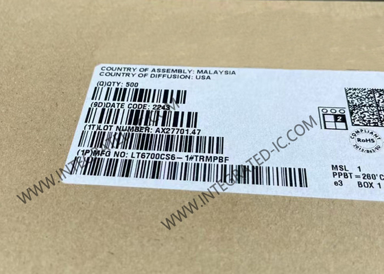 LT6700CS6-1 Chip mạch tích hợp Micropower Low Voltage Dual Comparator Với 400mV tham chiếu