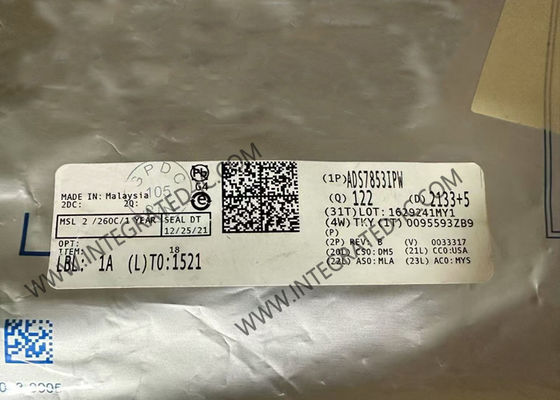 ADS7853IPW Chip mạch tích hợp Chuyển đổi analog-đối với kỹ thuật số đồng thời tốc độ cao