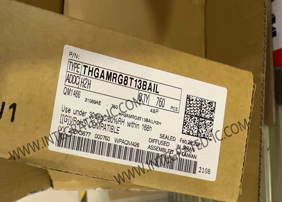 THGAMRG8T13BAIL Bộ nhớ IC Chip 256Gbit NAND Bộ nhớ IC FBGA-153 eMMC Flash Drive