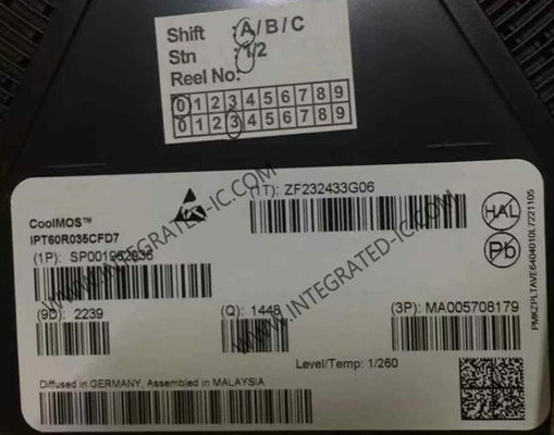 Chip mạch tích hợp IPT60R035CFD7 109nC 351W Power MOSFET Transistor HSOF8