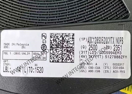 ADC128S052QCMTX Chip mạch tích hợp 12 bit chuyển đổi từ analog sang số TSSOP-16