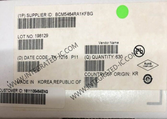 BCM5464RA1KFBG Ethernet IC Quad-Port 10/100/1000Base-T Gigabit Copper Ethernet Transcever