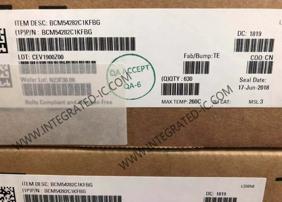 BCM54282C1KFBG Ethernet IC Octal-Port Gigabit Ethernet Transceiver Với Giao diện QSGMII